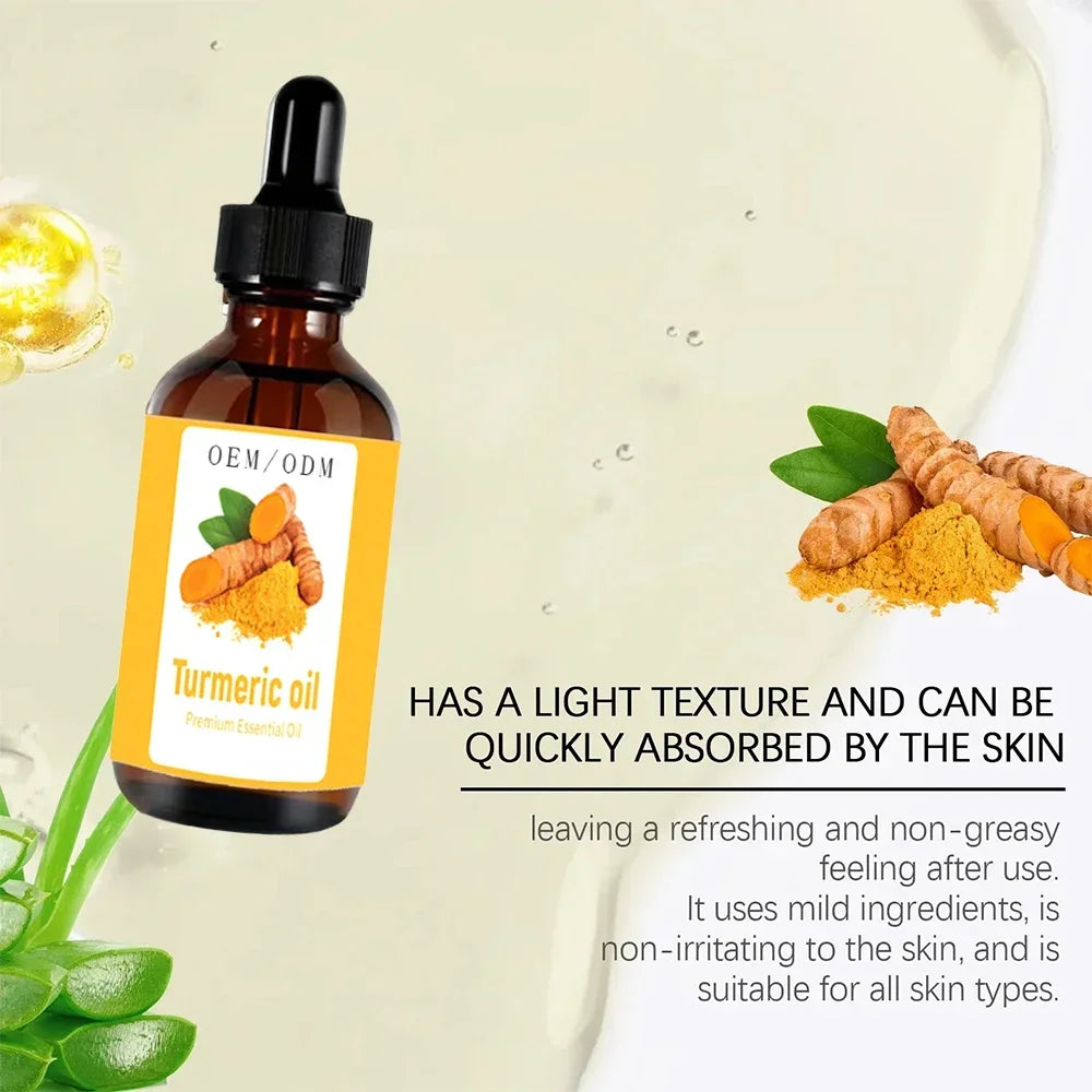 1PC Turmeric Serum for Dark Spots Corrector Serum for Face & Body, Anti Aging Facial Serum for Women Men, Reduces Hyperpigmentat
