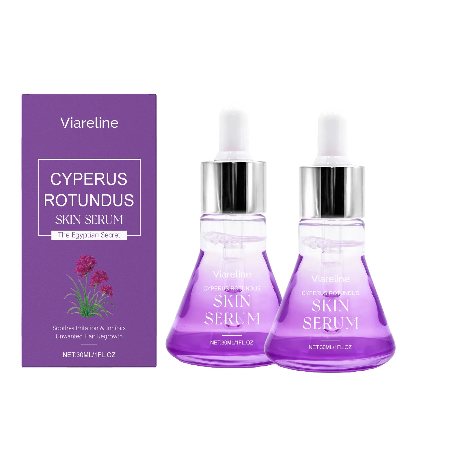 Post Hair Removal Care Serum Soothing Brightening Skin Care for Keeping It Moisturized Soft Refreshed with Hyaluronic