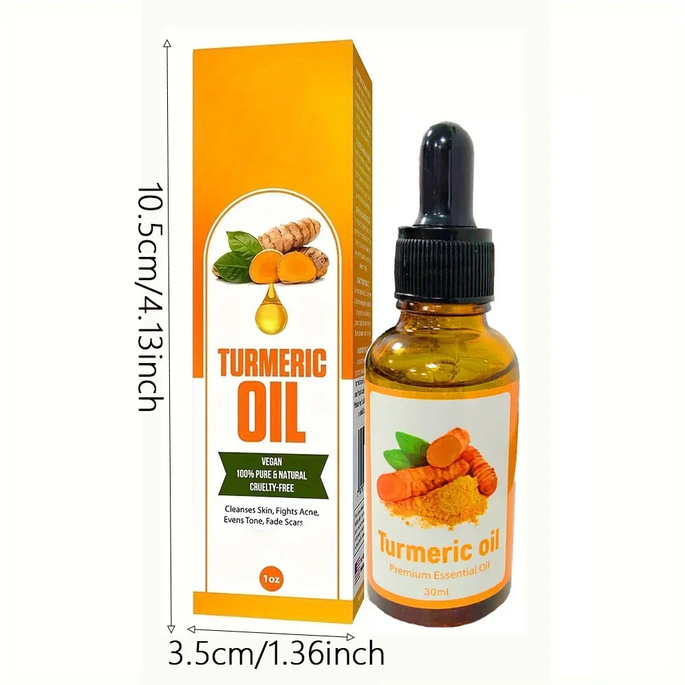 1PC Turmeric Serum for Dark Spots Corrector Serum for Face & Body, Anti Aging Facial Serum for Women Men, Reduces Hyperpigmentat