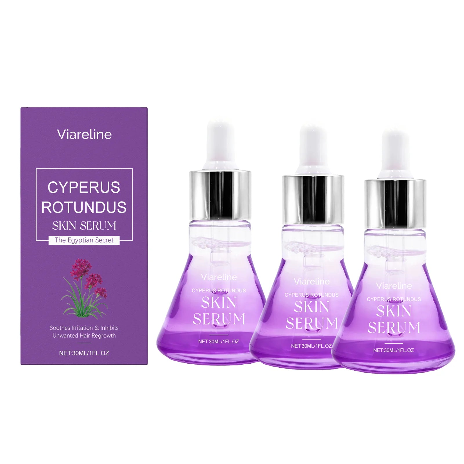 Post Hair Removal Care Serum Soothing Brightening Skin Care for Keeping It Moisturized Soft Refreshed with Hyaluronic