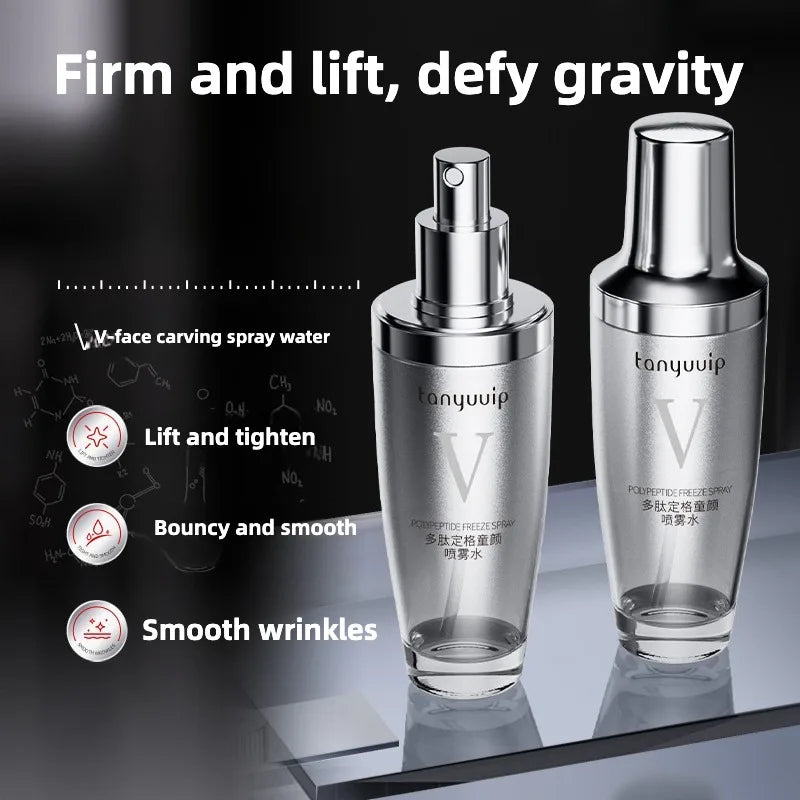 Peptide Anti-Wrinkle Moisturizing Serum Reduces Fine Lines Repairs Skin Hydrates  Brightens Anti-Aging Firming Skincare Product