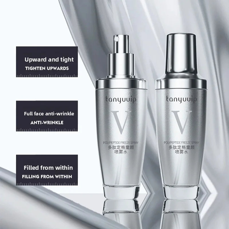 Peptide Anti-Wrinkle Moisturizing Serum Reduces Fine Lines Repairs Skin Hydrates  Brightens Anti-Aging Firming Skincare Product